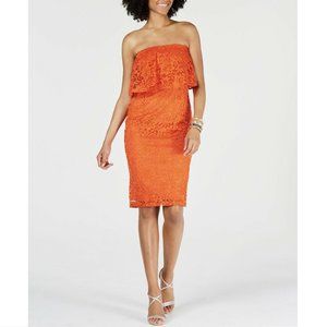 Thalia Sodi Strapless Lace Dress